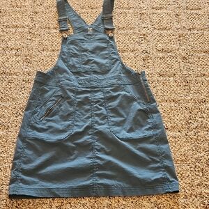 Blue Overall Dress